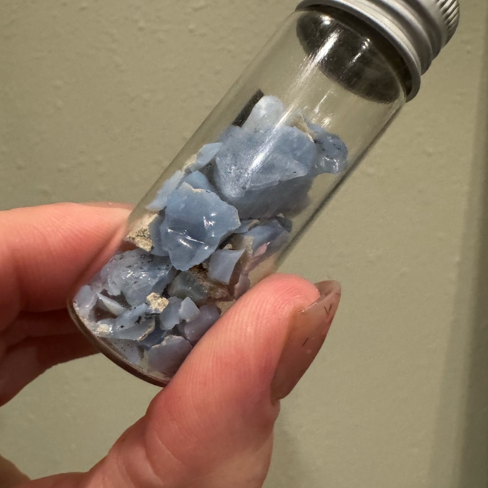 Very rare blue opal pieces only found in Oregon